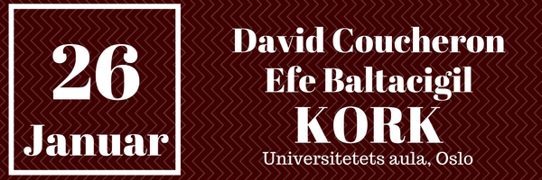 Konsert med David Coucheron, Elfe Baltacigil og Kork